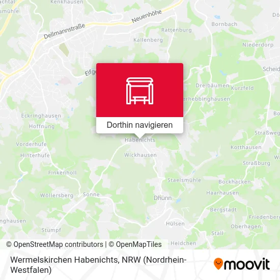 Wermelskirchen Habenichts Karte