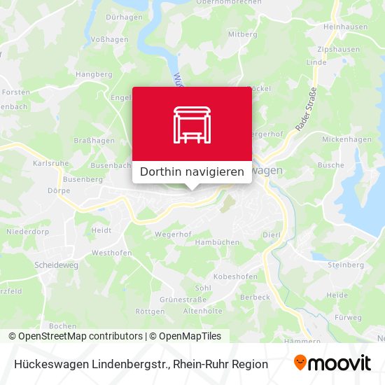Hückeswagen Lindenbergstr. Karte