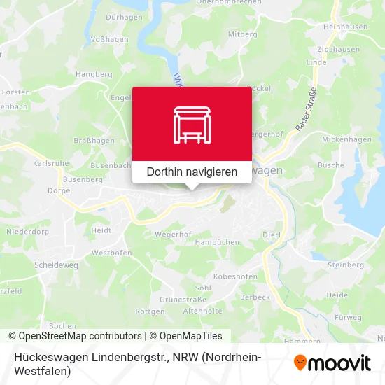 Hückeswagen Lindenbergstr. Karte