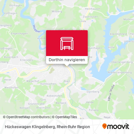 Hückeswagen Klingelnberg Karte
