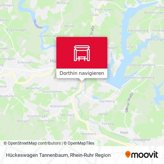 Hückeswagen Tannenbaum Karte