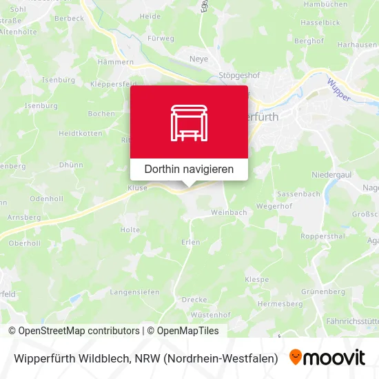 Wipperfürth Wildblech Karte