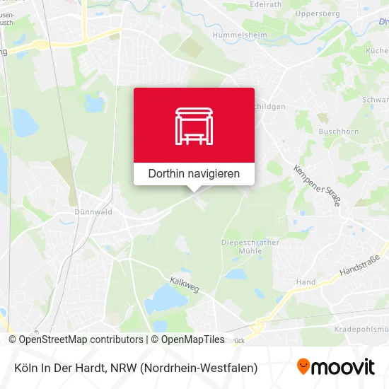 Köln In Der Hardt Karte