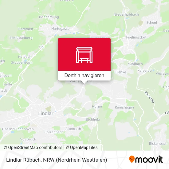 Lindlar Rübach Karte