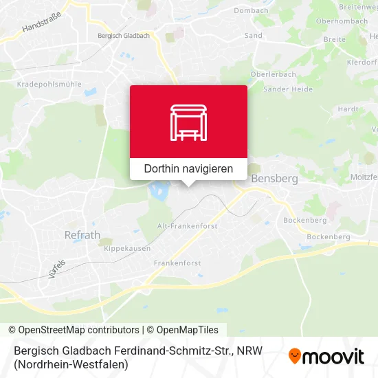 Bergisch Gladbach Ferdinand-Schmitz-Str. Karte