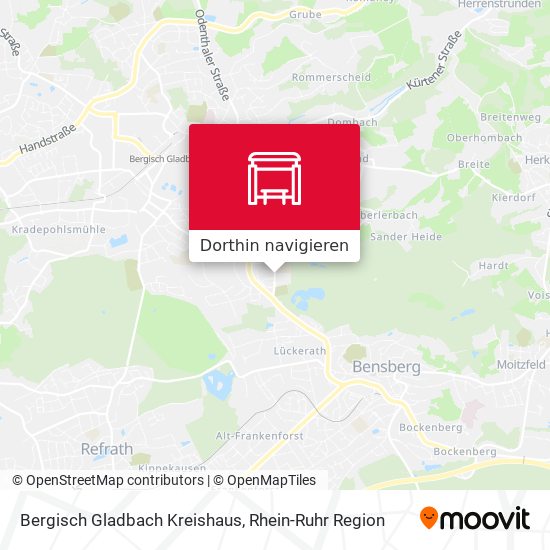 Bergisch Gladbach Kreishaus Karte
