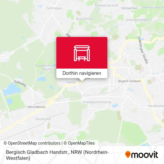 Bergisch Gladbach Handstr. Karte