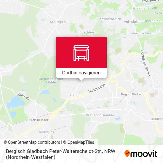 Bergisch Gladbach Peter-Walterscheidt-Str. Karte