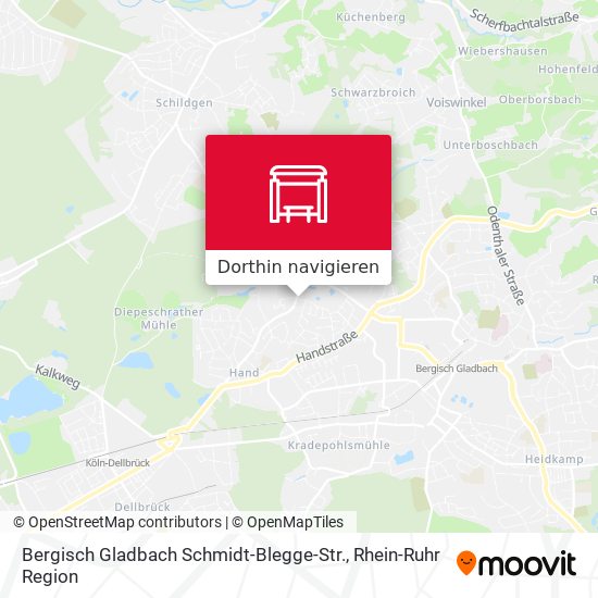 Bergisch Gladbach Schmidt-Blegge-Str. Karte