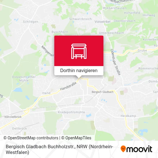 Bergisch Gladbach Buchholzstr. Karte