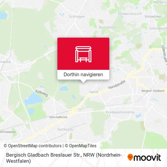 Bergisch Gladbach Breslauer Str. Karte