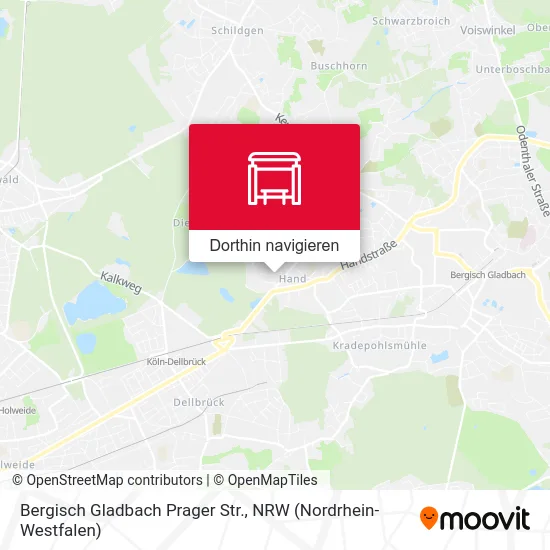 Bergisch Gladbach Prager Str. Karte