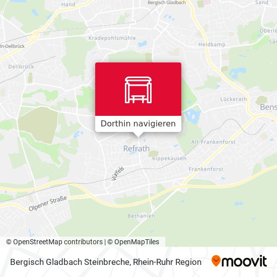 Bergisch Gladbach Steinbreche Karte