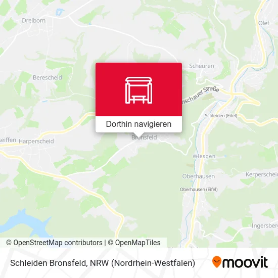 Schleiden Bronsfeld Karte