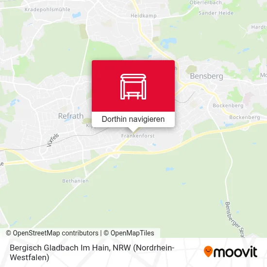 Bergisch Gladbach Im Hain Karte