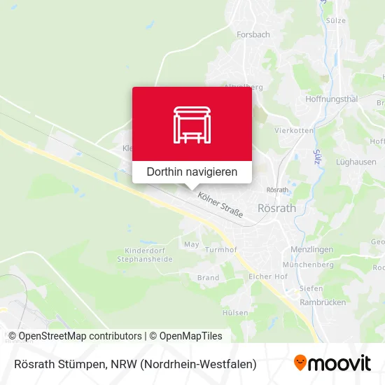 Rösrath Stümpen Karte