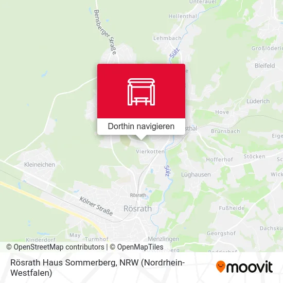 Rösrath Haus Sommerberg Karte