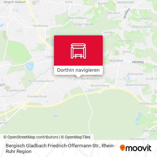 Bergisch Gladbach Friedrich-Offermann-Str. Karte
