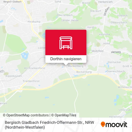 Bergisch Gladbach Friedrich-Offermann-Str. Karte