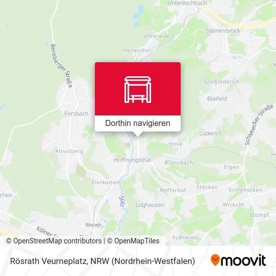 Rösrath Veurneplatz Karte