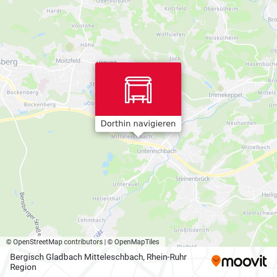 Bergisch Gladbach Mitteleschbach Karte