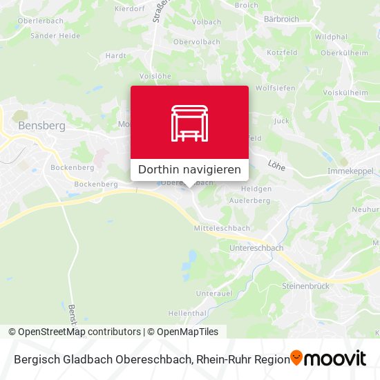 Bergisch Gladbach Obereschbach Karte