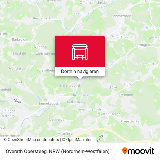 Overath Obersteeg Karte