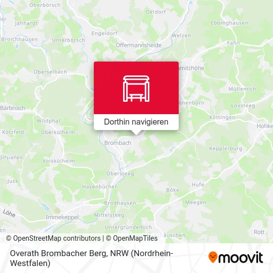 Overath Brombacher Berg Karte