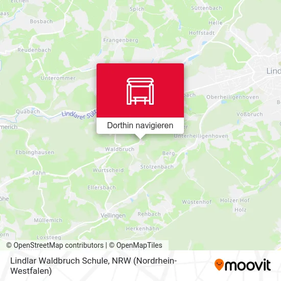 Lindlar Waldbruch Schule Karte