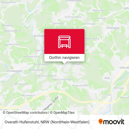 Overath Hufenstuhl Karte