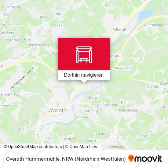 Overath Hammermühle Karte