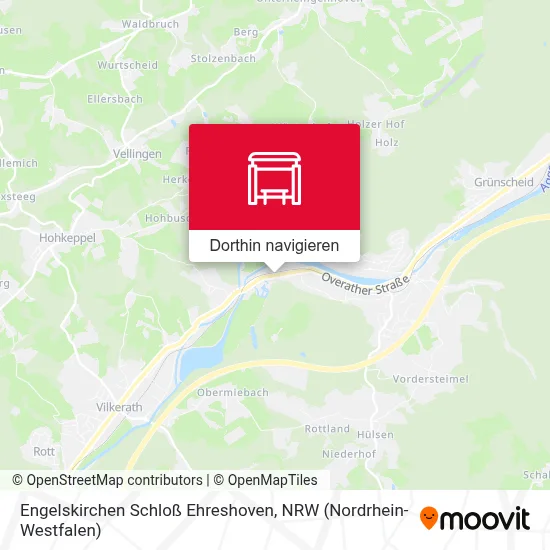 Engelskirchen Schloß Ehreshoven Karte