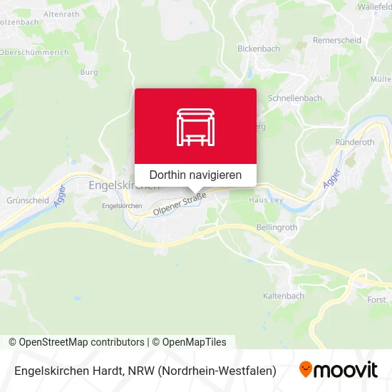 Engelskirchen Hardt Karte