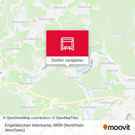 Engelskirchen Allenkamp Karte
