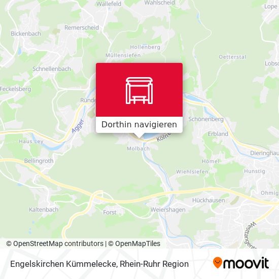 Engelskirchen Kümmelecke Karte