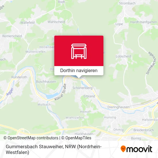 Gummersbach Stauweiher Karte