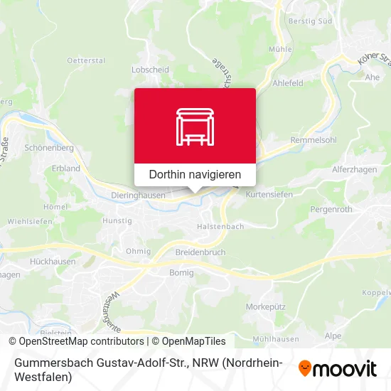 Gummersbach Gustav-Adolf-Str. Karte