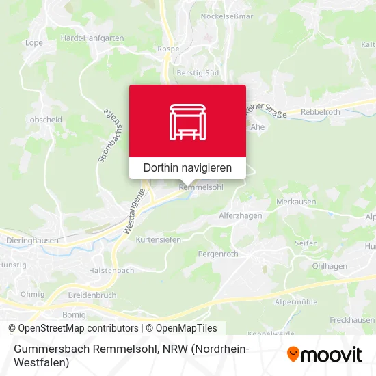 Gummersbach Remmelsohl Karte