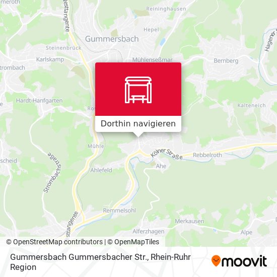 Gummersbach Gummersbacher Str. Karte