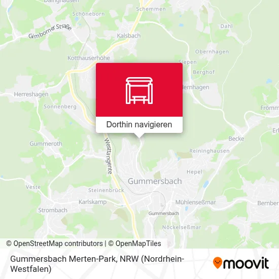 Gummersbach Merten-Park Karte