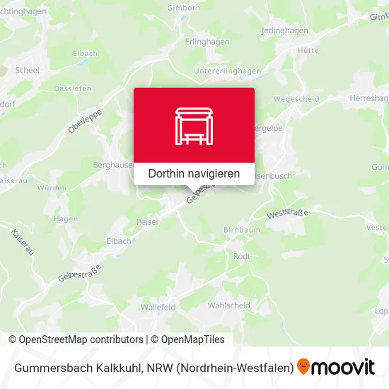 Gummersbach Kalkkuhl Karte