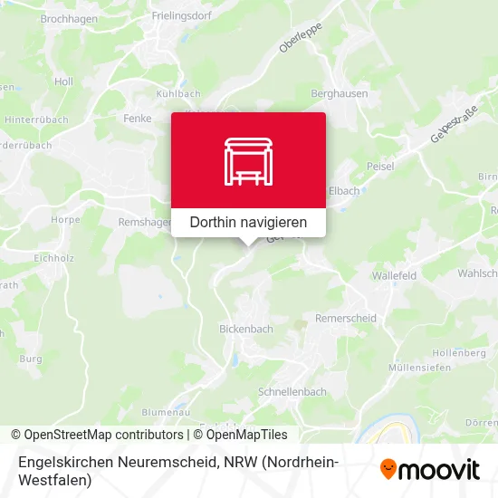 Engelskirchen Neuremscheid Karte