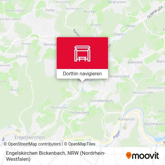 Engelskirchen Bickenbach Karte