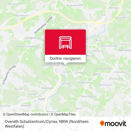 Overath Schulzentrum/Cyriax Karte
