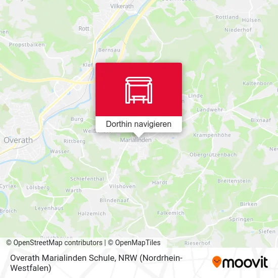 Overath Marialinden Schule Karte
