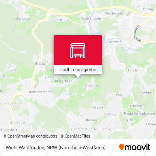 Wiehl Waldfrieden Karte