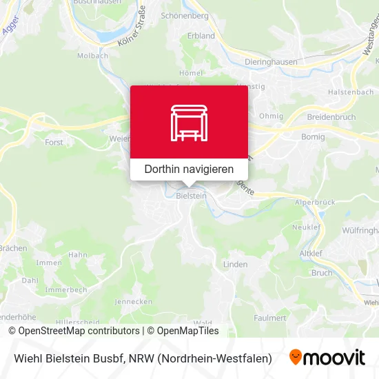 Wiehl Bielstein Busbf Karte