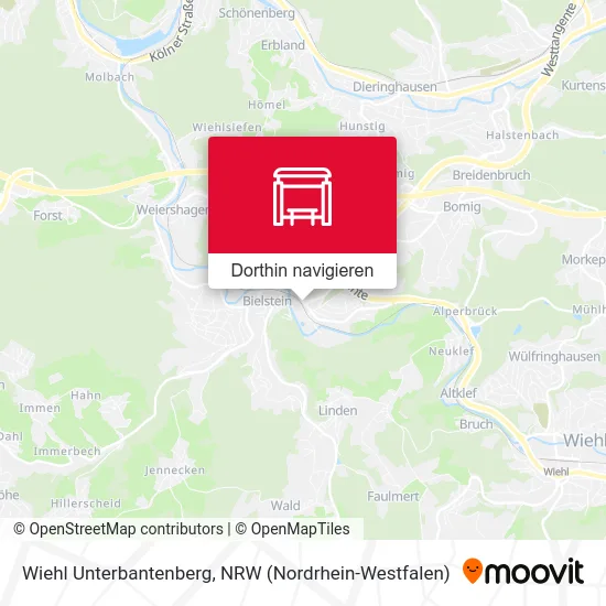 Wiehl Unterbantenberg Karte