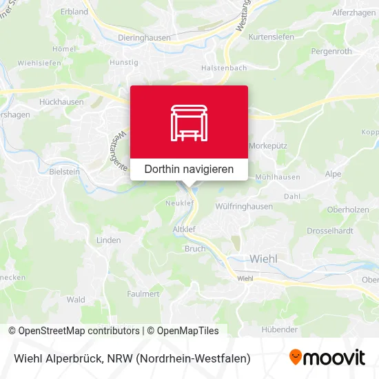 Wiehl Alperbrück Karte