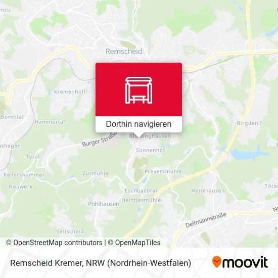 Remscheid Kremer Karte